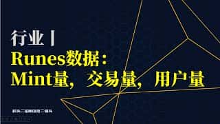 Runes符文数据网站日度概览：Mint数量、交易量及用户量数据