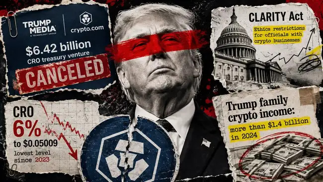 特朗普媒体与Crypto.com终止合作:64亿美元加密计划流产
